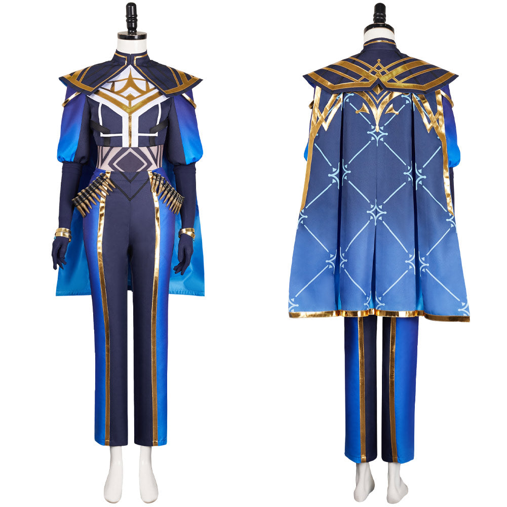 League of Legends Caitlyn Kiramman Cosplay Disfraz Adulto Hombre Mujer Traje De Carnaval Halloween Fiesta