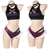 League of Legends Jinx Cosplay Disfraz Adulto Hombre Mujer Traje De Carnaval Halloween Fiesta