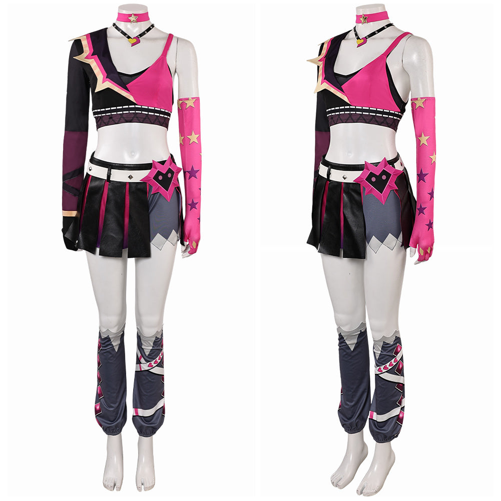 League of Legends Jinx Cosplay Disfraz Adulto Hombre Mujer Traje De Carnaval Halloween Fiesta