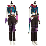 League of Legends Jinx Cosplay Disfraz Adulto Hombre Mujer Traje De Carnaval Halloween Fiesta