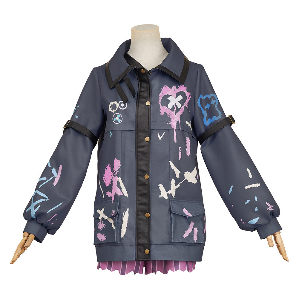 League of Legends Jinx Cosplay Disfraz Adulto Hombre Mujer Traje De Carnaval Halloween Fiesta