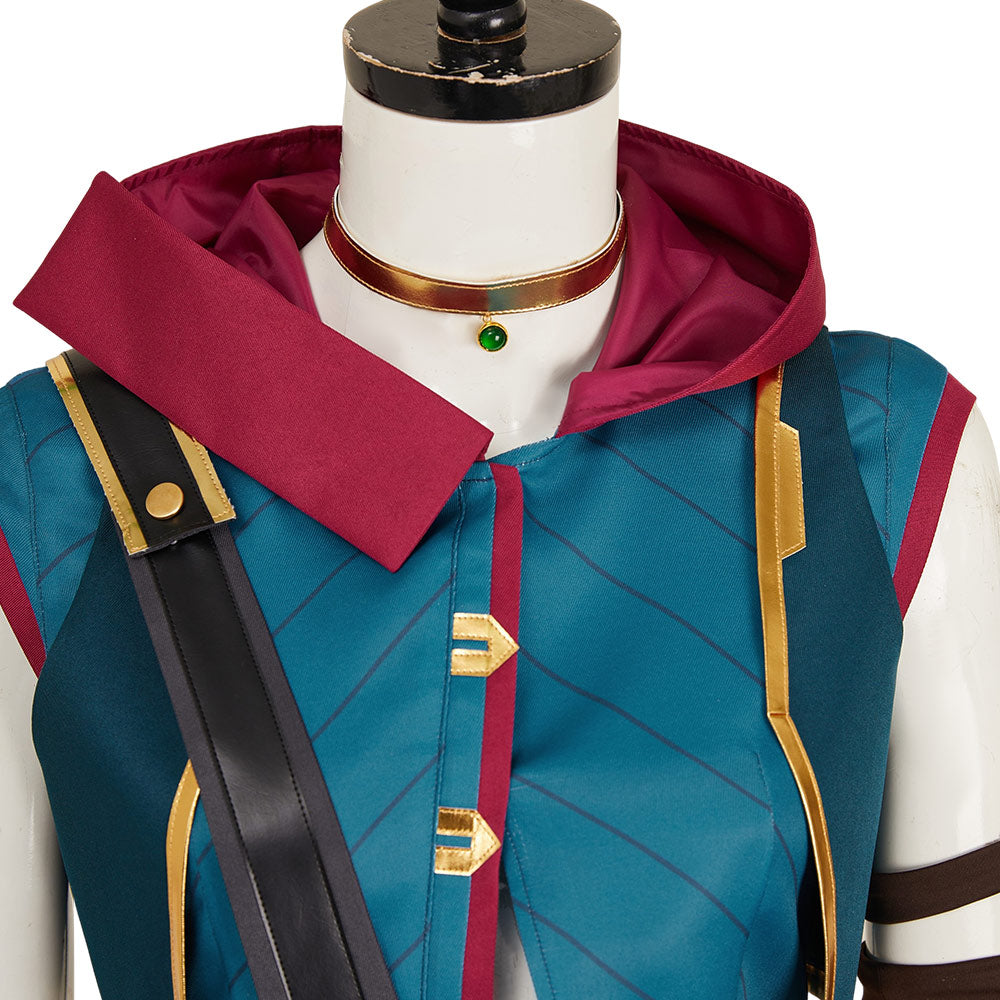 League of Legends Jinx Cosplay Disfraz Adulto Hombre Mujer Traje De Carnaval Halloween Fiesta