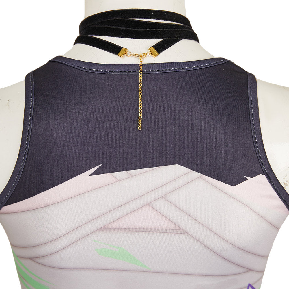 League of Legends Jinx Cosplay Disfraz Adulto Hombre Mujer Traje De Carnaval Halloween Fiesta