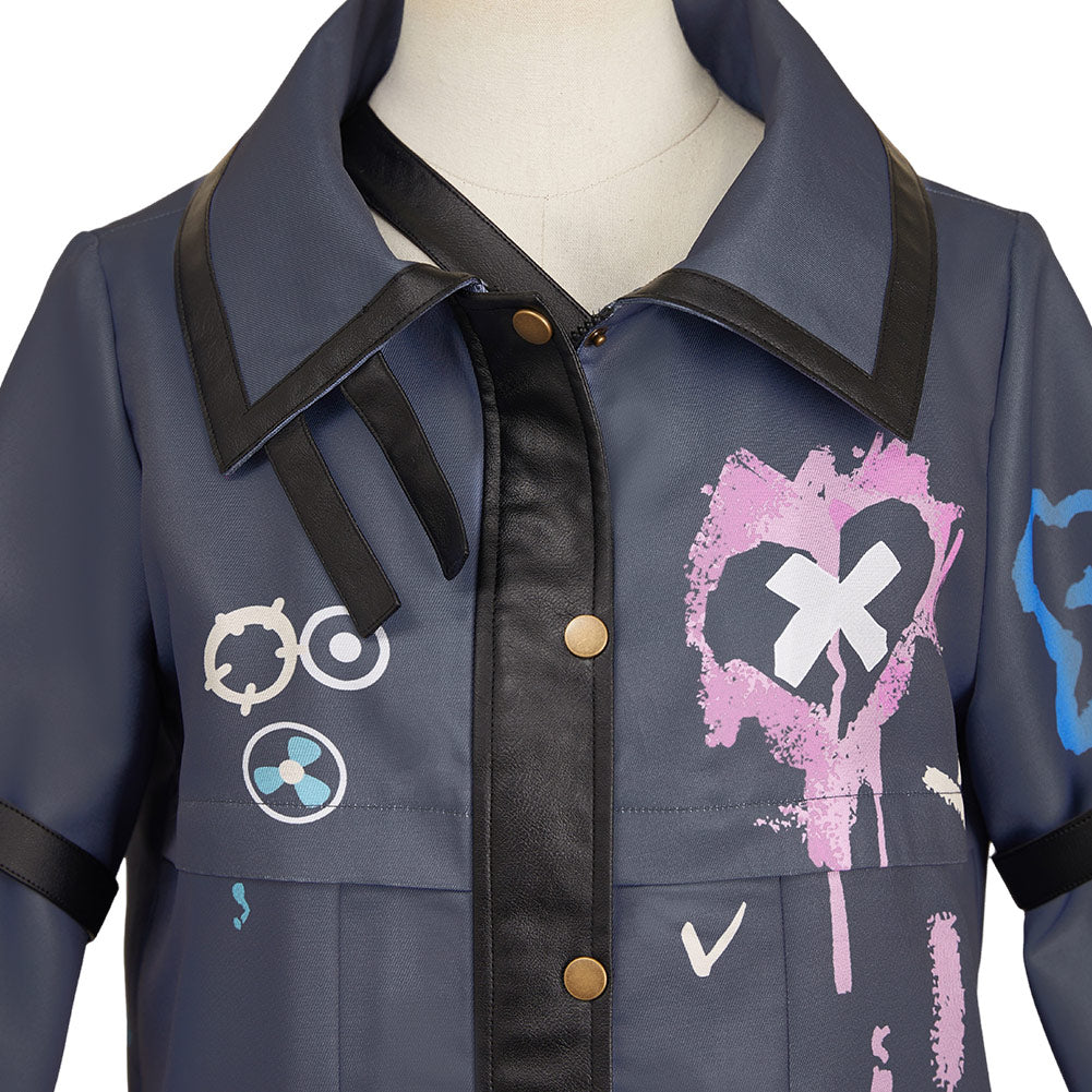 League of Legends Jinx Cosplay Disfraz Adulto Hombre Mujer Traje De Carnaval Halloween Fiesta