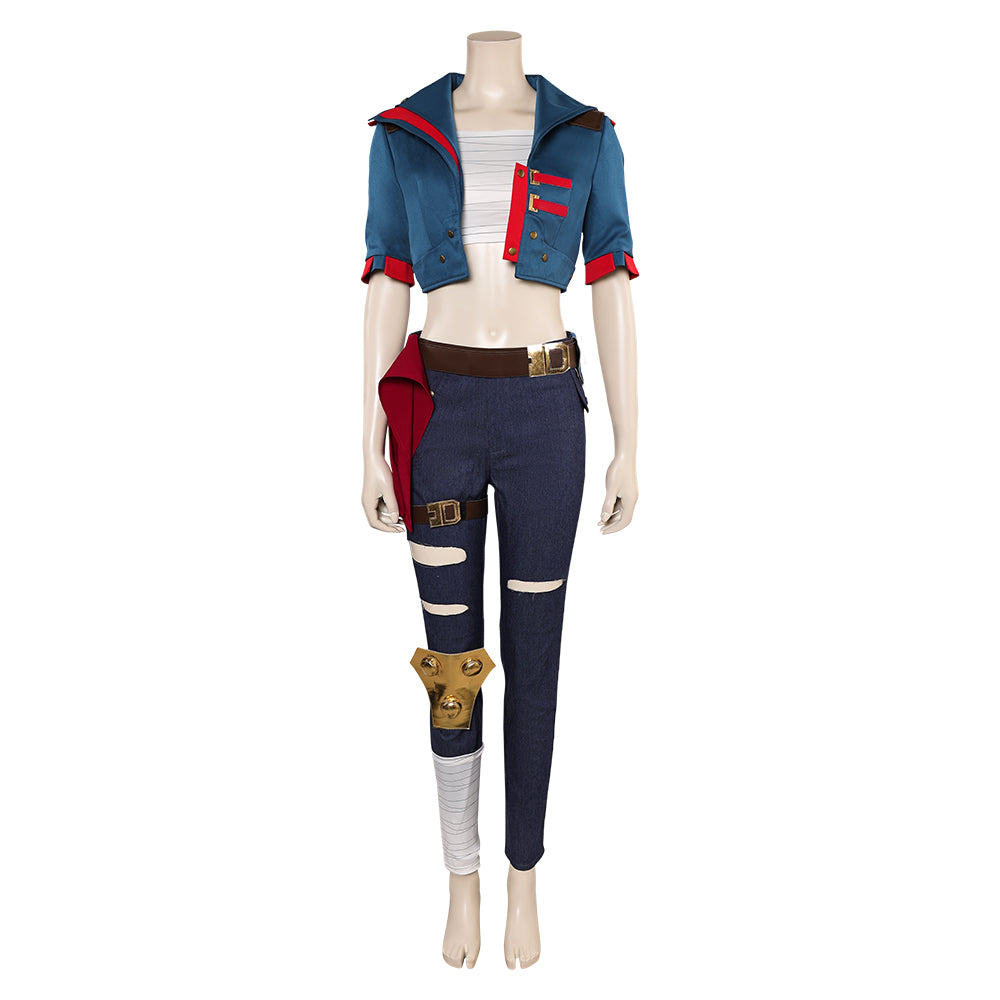 League of Legends Vi Cosplay Disfraz Adulto Hombre Mujer Traje De Carnaval Halloween Fiesta