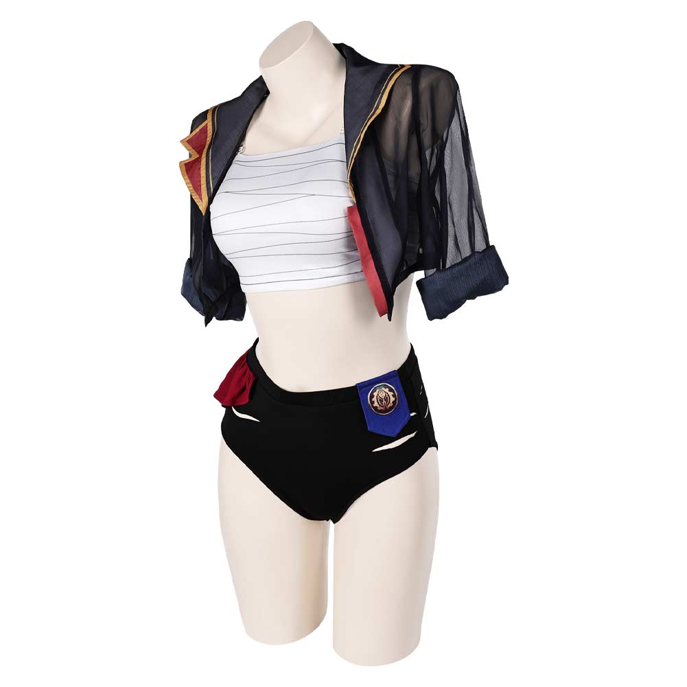 League of Legends Vi Cosplay Disfraz Adulto Hombre Mujer Traje De Carnaval Halloween Fiesta