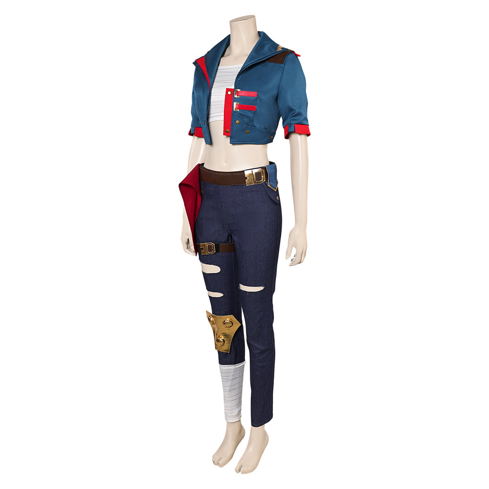 League of Legends Vi Cosplay Disfraz Adulto Hombre Mujer Traje De Carnaval Halloween Fiesta