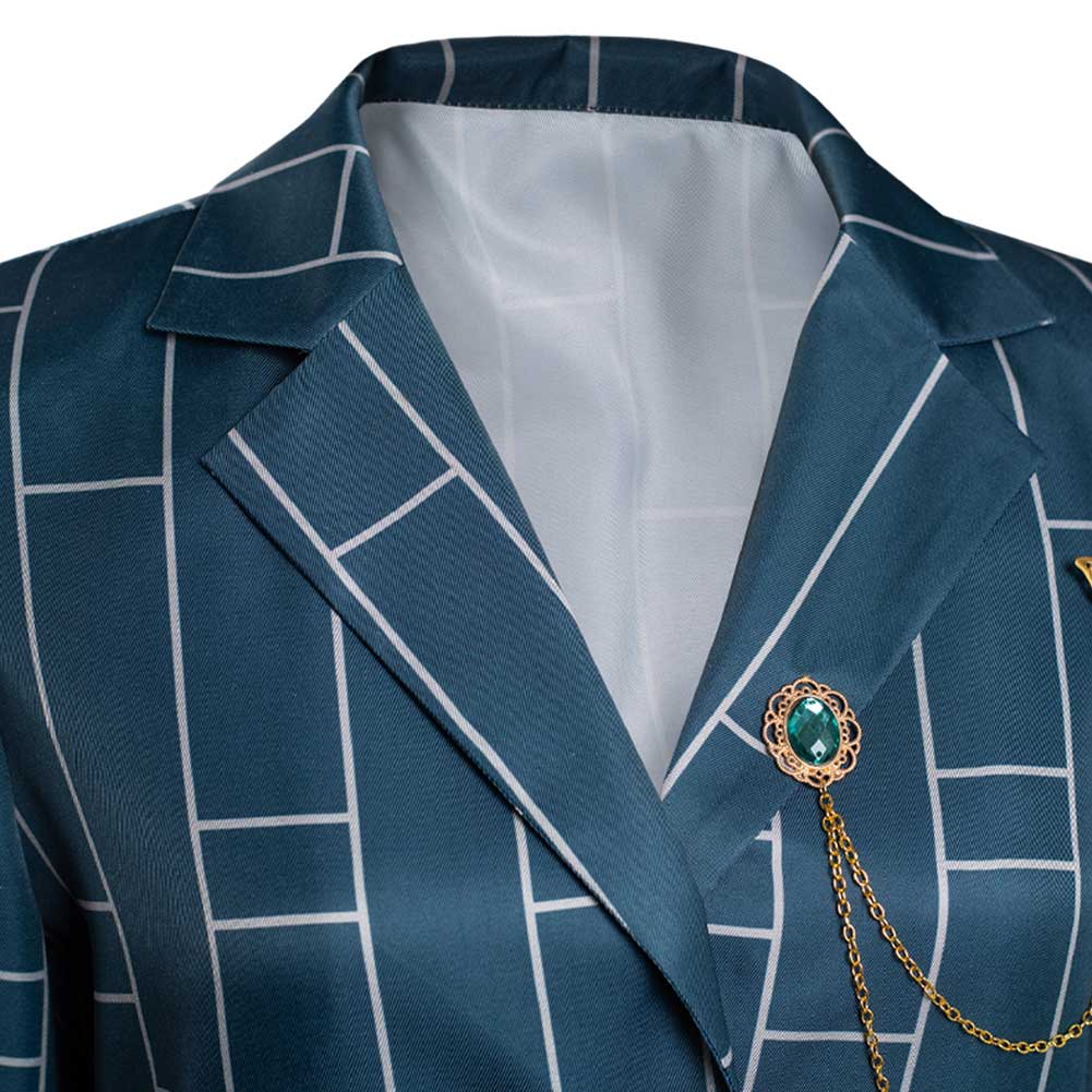 Anime JoJo‘s Bizarre Adventure Stone Ocean Jolyne Cujoh Disfraz Halloween Carnaval Traje Per.