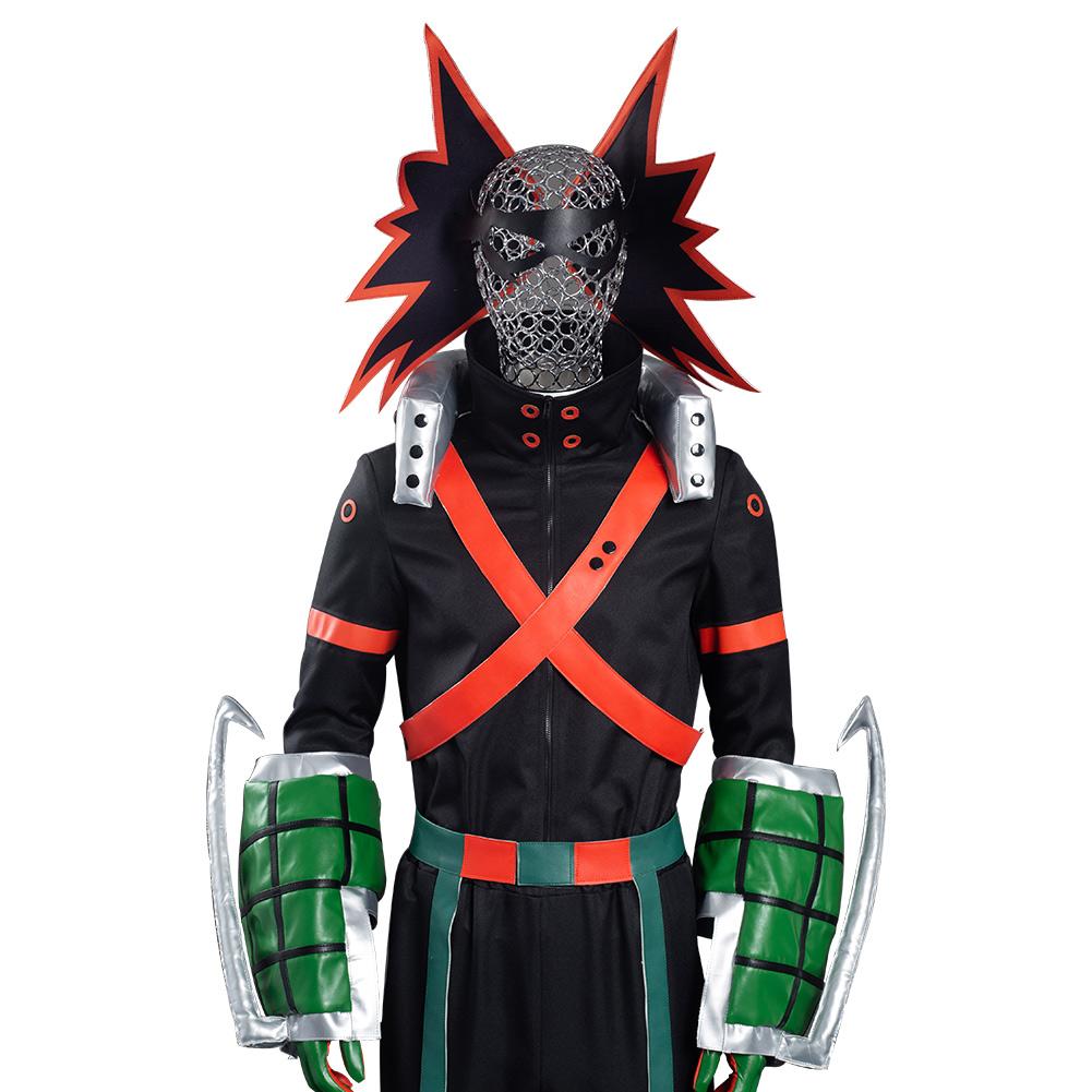 Anime My Hero Academia S5 Bakugou Katsuki Cosplay Disfraz Navidad Halloween Carnaval Fiesta Traje