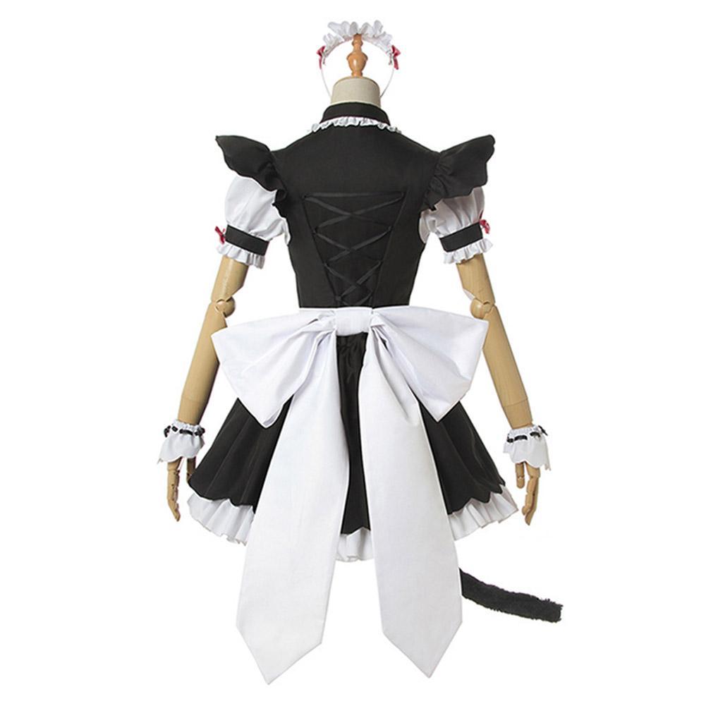 Anime Nekopara Chocola Vanilla Sensual gato mucama Cosplay Disfraz Halloween Carnaval Traje