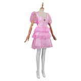 Juego The Super Mario Bros Movie Princess Peach  Cosplay Disfraz Adulto VestidoTraje De Carnaval Halloween Fiesta