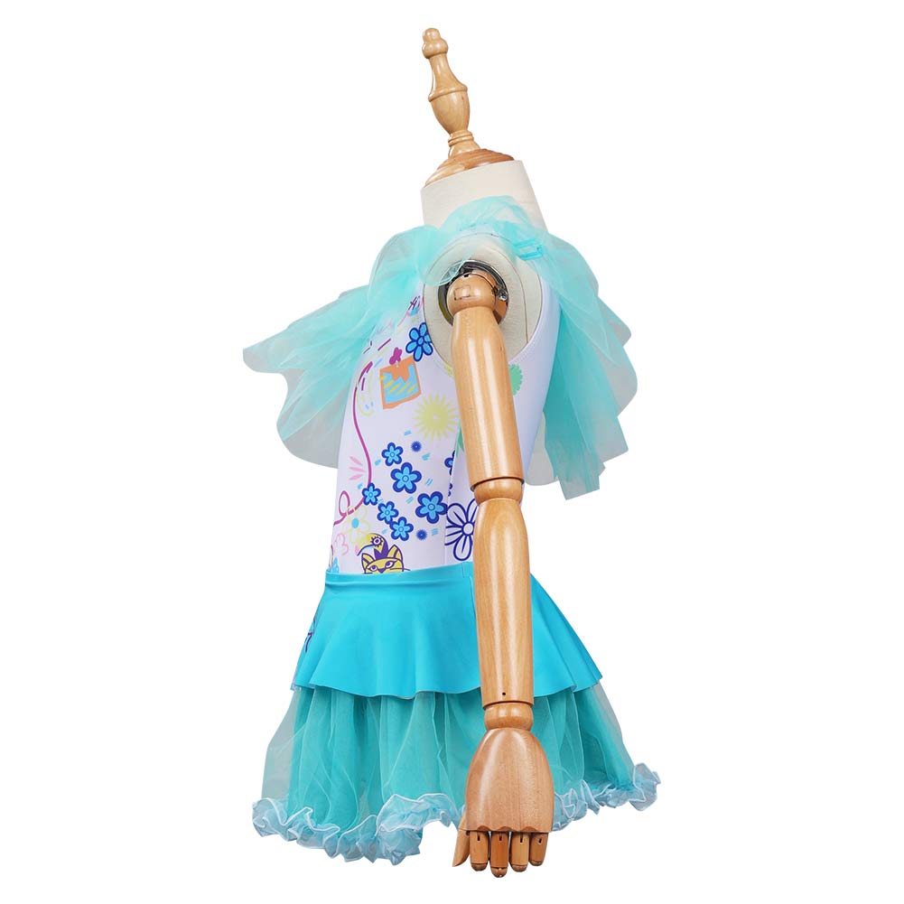 Película Encanto Mirabel Bañador De Infantil Niños Cosplay Trajes De Disfraces De Halloween Carnaval Fiesta DISFRAZDEDIADEBRUJAS.ES®