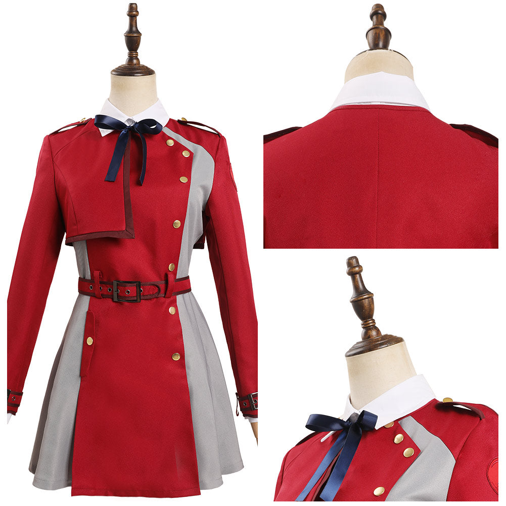 Anime Lycoris Recoil Nishikigi Chisato Cosplay Disfraz Traje Vestido Falda