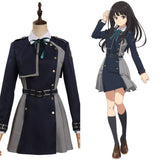 Anime Lycoris Recoil Inoue Takina Cosplay Disfraz Traje Vestido Falda