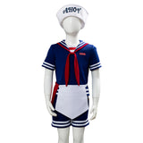 TV Stranger Things 3 Scoops Ahoy Steve Harrington Uniforme Cosplay Halloween para Niños