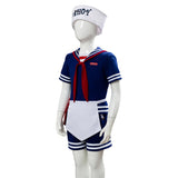 TV Stranger Things 3 Scoops Ahoy Steve Harrington Uniforme Cosplay Halloween para Niños