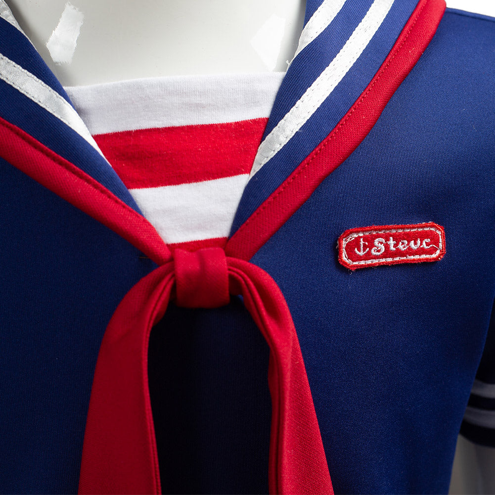 TV Stranger Things 3 Scoops Ahoy Steve Harrington Uniforme Cosplay Halloween para Niños