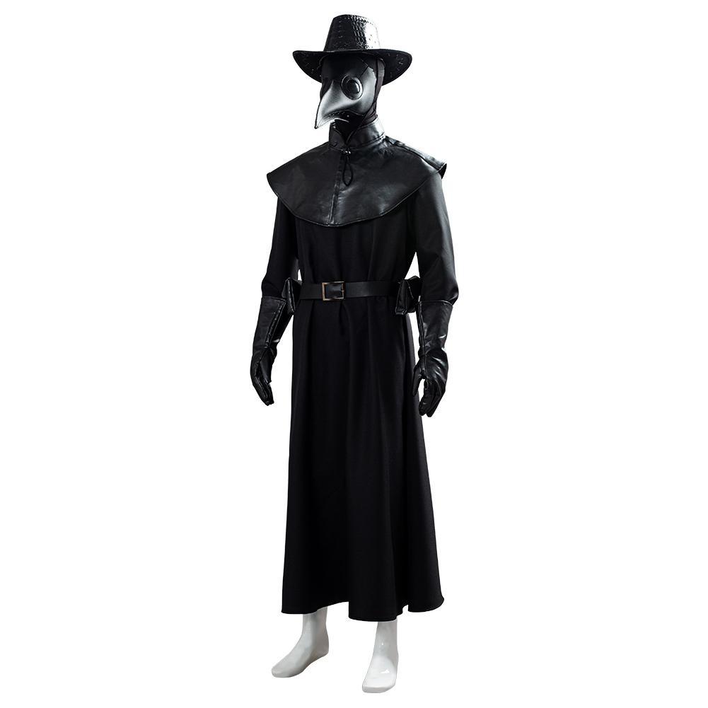 Anime Plague Doctor Steampunk Bird Máscara Horrible Cosplay Disfraz Halloween Carnaval Traje