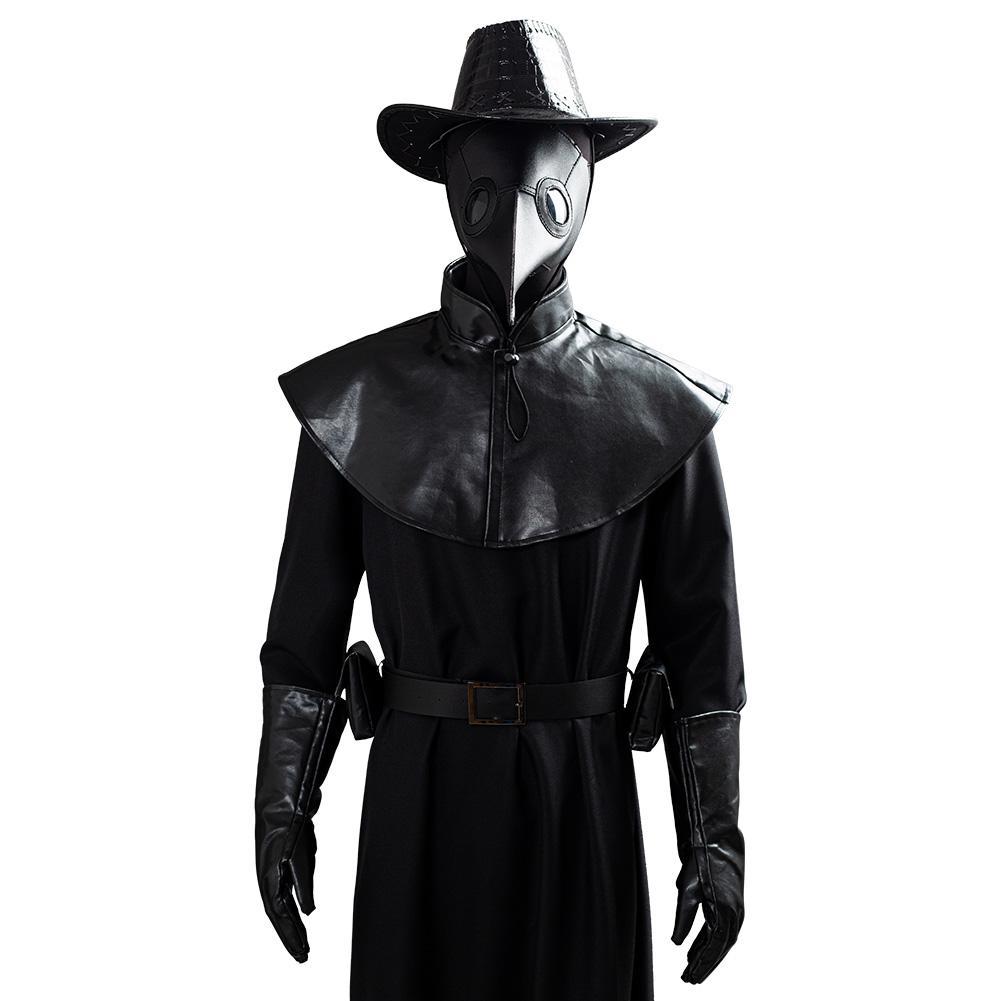 Anime Plague Doctor Steampunk Bird Máscara Horrible Cosplay Disfraz Halloween Carnaval Traje