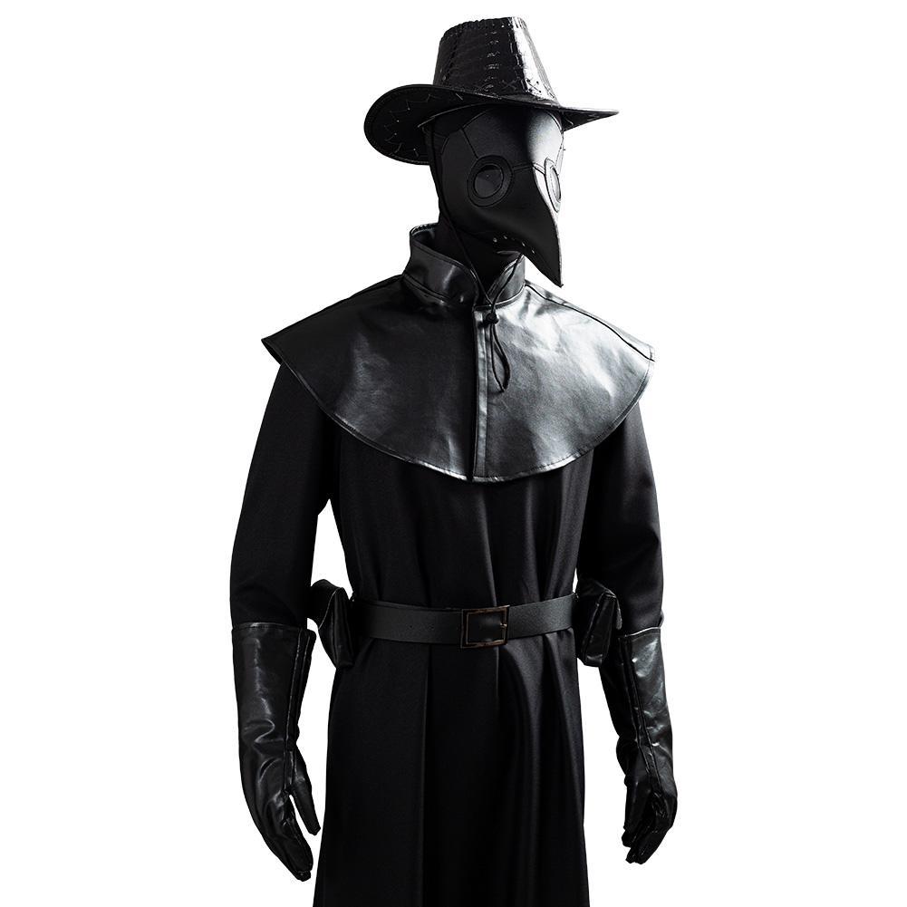 Anime Plague Doctor Steampunk Bird Máscara Horrible Cosplay Disfraz Halloween Carnaval Traje