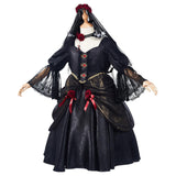 Anime Niños Chicas Vampire Bride Precioso Cosplay Disfraz Halloween Falda Carnaval Traje