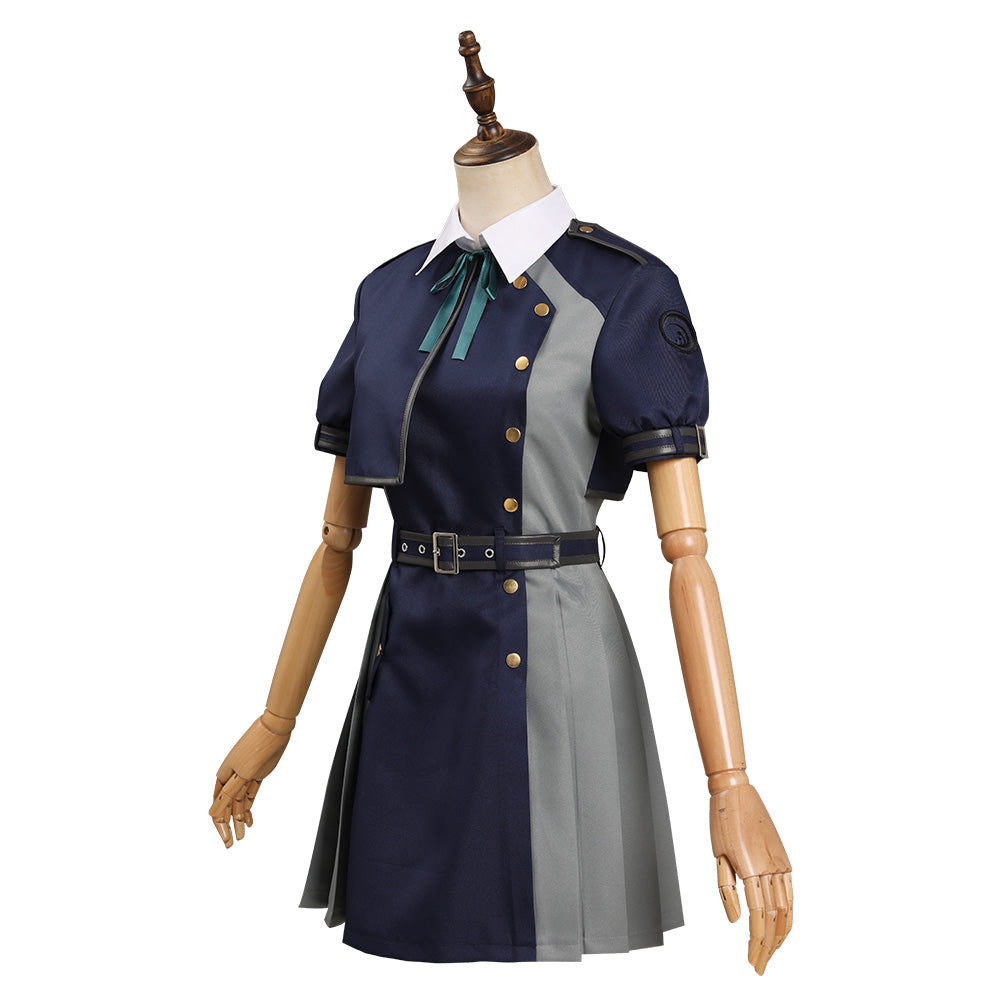 Anime Lycoris Recoil Inoue Takina Cosplay Disfraz Traje Vestido Falda Navidad