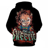 Película de Terror Muñeco Diabólico Child's Play Chucky Sudadera con Capucha para Adultos Unisex