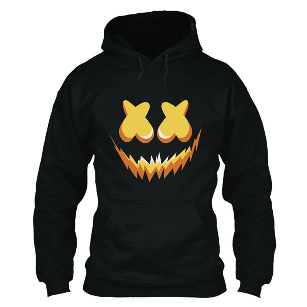 DJ Logo Marshmello Sudadera con Capucha de Color Negro para Adultos Unisex