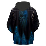 Los Descendientes Descendants 3 Cosplay Hades Sudadera con Capucha para Adultos Unisex