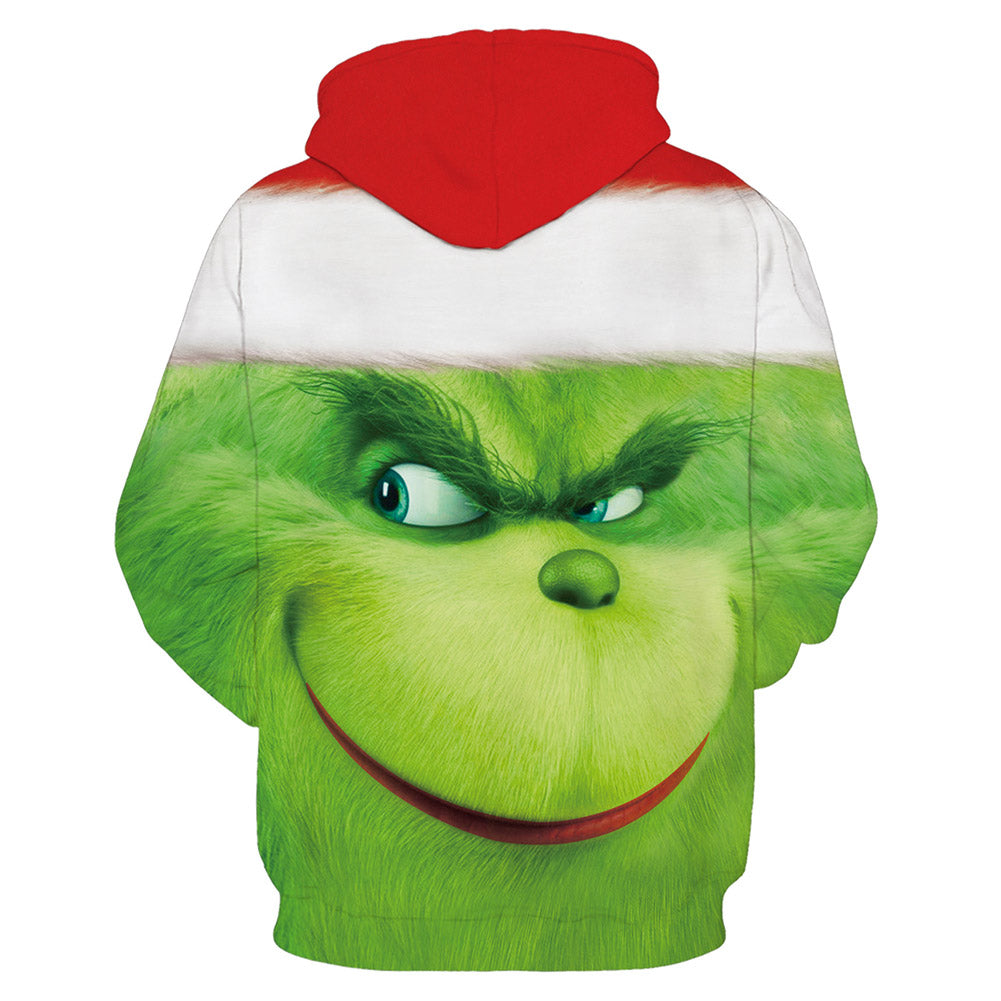 How the Grinch Stole Navidad Sudadera Estampada con Capucha para Adultos Unisex