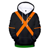 Anime My Hero Academia Katsuki Bakugo Sudadera con Capucha Cosplay Chaqueta de entrenamiento