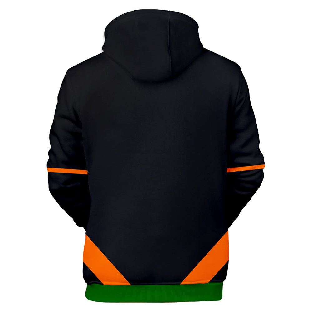 Anime My Hero Academia Katsuki Bakugo Sudadera con Capucha Cosplay Chaqueta de entrenamiento