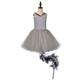 Halloween Disfraz de Rocket Raccoon Regalo Especial Vestido Tutu para Niñas