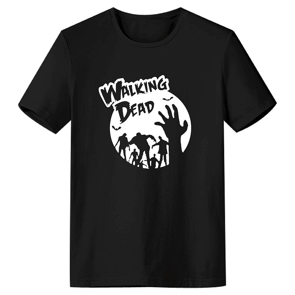 Halloween Disfraz Camiseta Impreso de Walking Dead para Adultos Unisex
