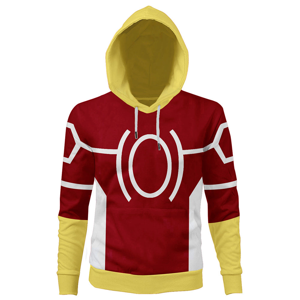 My Hero Academia Hoodie All Might Cosplay Sudadera con Capucha para Adultos Unisex