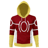 My Hero Academia Hoodie All Might Cosplay Sudadera con Capucha para Adultos Unisex