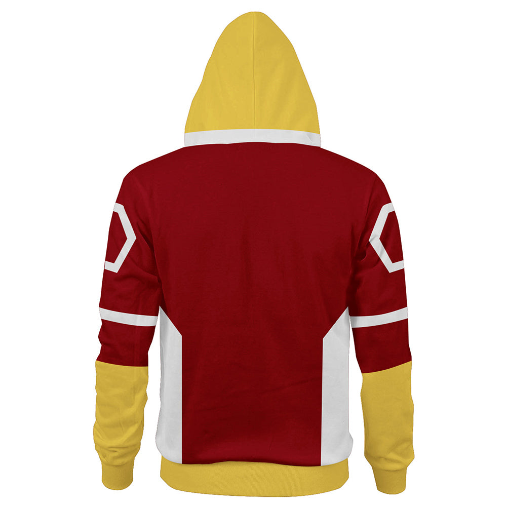 My Hero Academia Hoodie All Might Cosplay Sudadera con Capucha para Adultos Unisex
