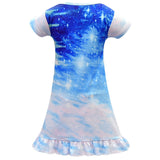 Navidad Disfraz Descendientes Descendants Vestido Conjunto para Niñas