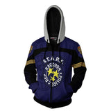 Peligro Biológico Resident Evil Cosplay R.P.D. Sudadera con Capucha y Cremallera para Adultos Unisex