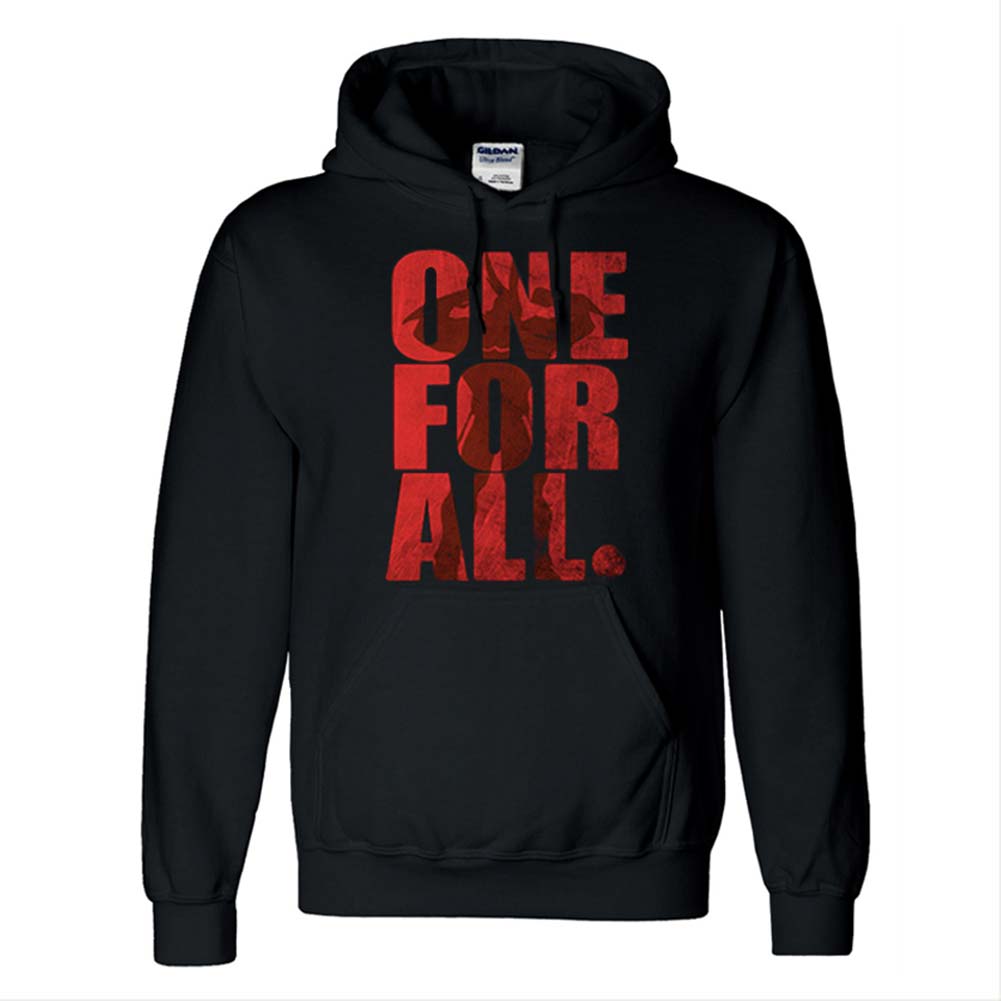 My Hero Academia All Might One For All Sudadera con Capucha de Color Negro para Adultos Unisex
