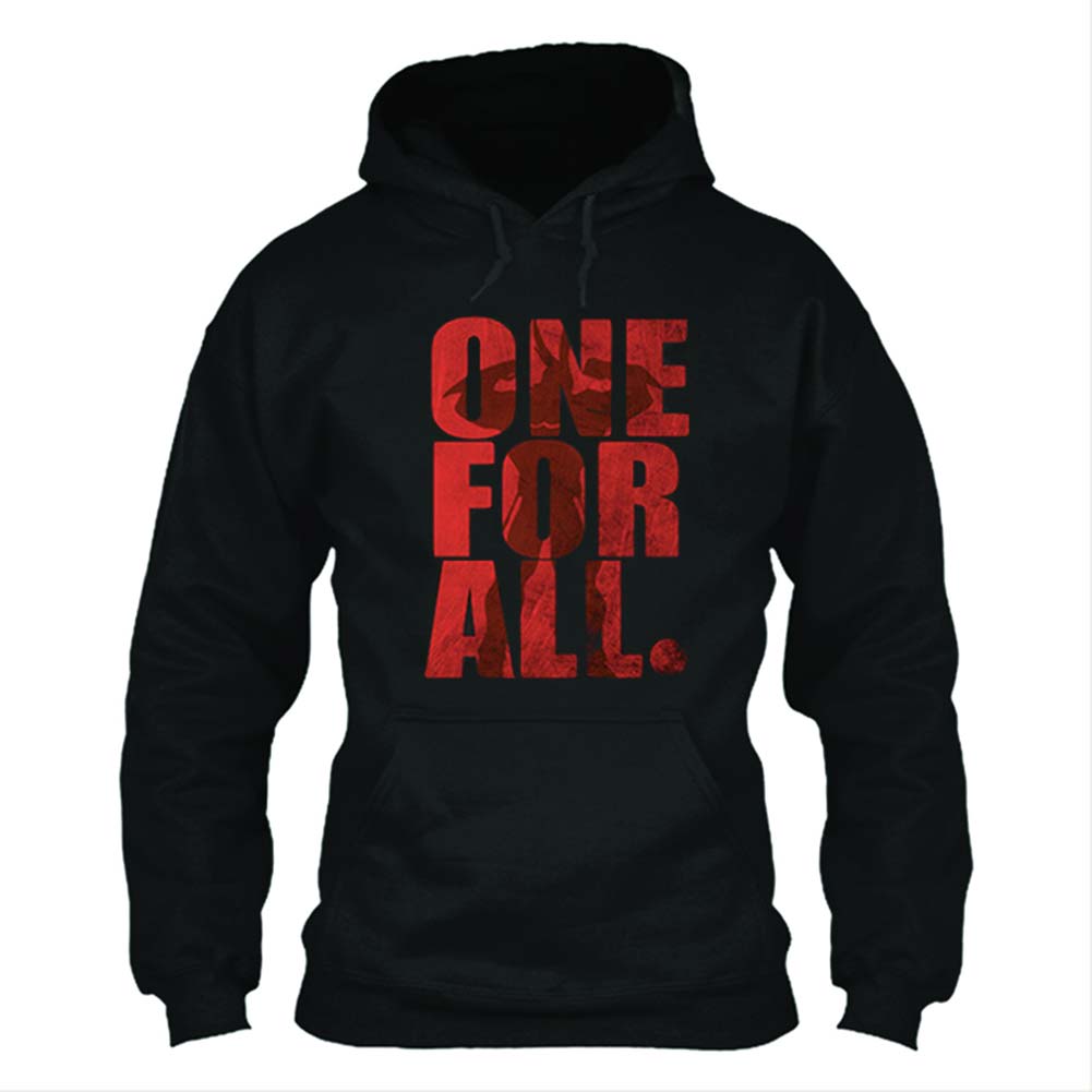My Hero Academia All Might One For All Sudadera con Capucha de Color Negro para Adultos Unisex