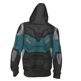 Gen: Lock Cosplay Julian Chase Sudadera Estampada con Cremallera para Adultos Unisex