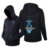 Sword Art Online Alicization Eugeo Cosplay Sudadera con Cremallera y Capucha para Adultos Unisex