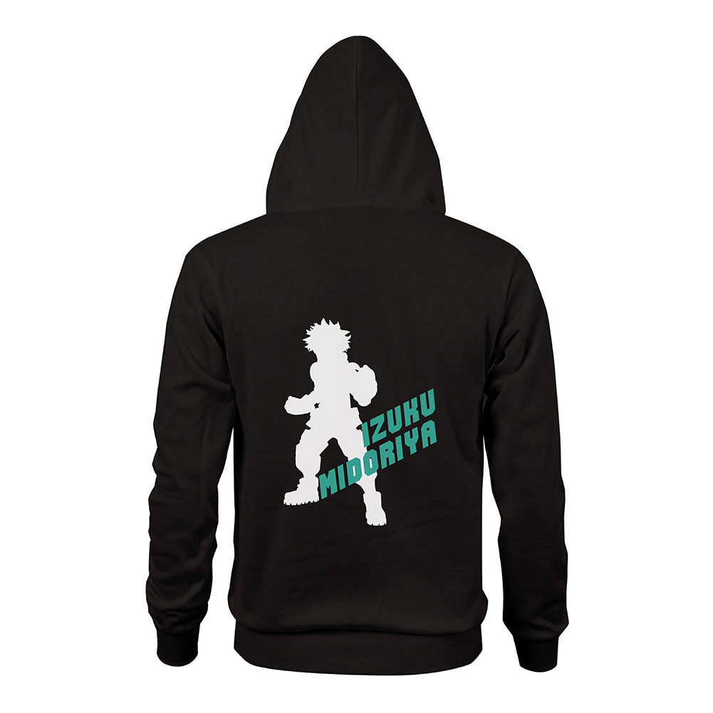 My Hero Academia Izuku Midoriya Sudadera con Cremallera y Capucha para Adultos Unisex