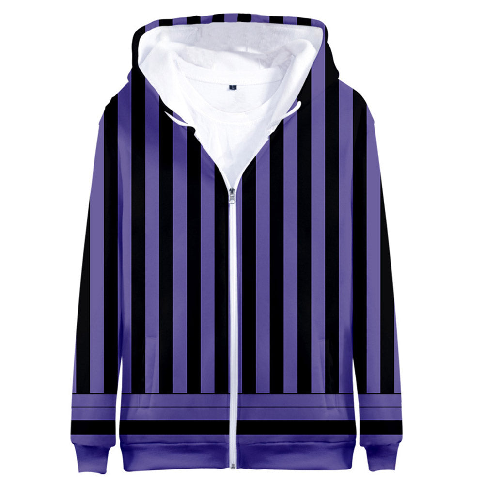 Iguro Obanai Demon Slayer: Kimetsu no Yaiba Sudadera con Cremallera y Capucha para Adultos Unisex