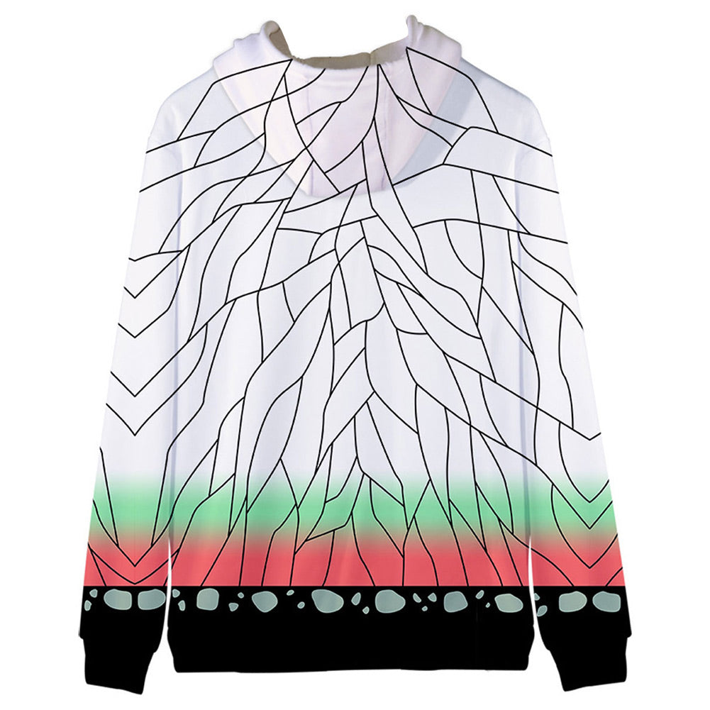 Kochou Shinobu Demon Slayer: Kimetsu no Yaiba Sudadera con Cremallera para Adultos Unisex