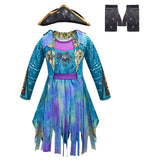 Descendientes Descendants 3 Vestido Cosplay para Halloween Vestido para Niñas