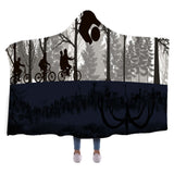 Stranger Things Manta con Capucha Impreso en 3D Manta Cómoda Estampada Accesorios