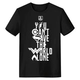 Liga de La Justicia Justice League Cosplay Camiseta de Color Negro para Adultos Unisex