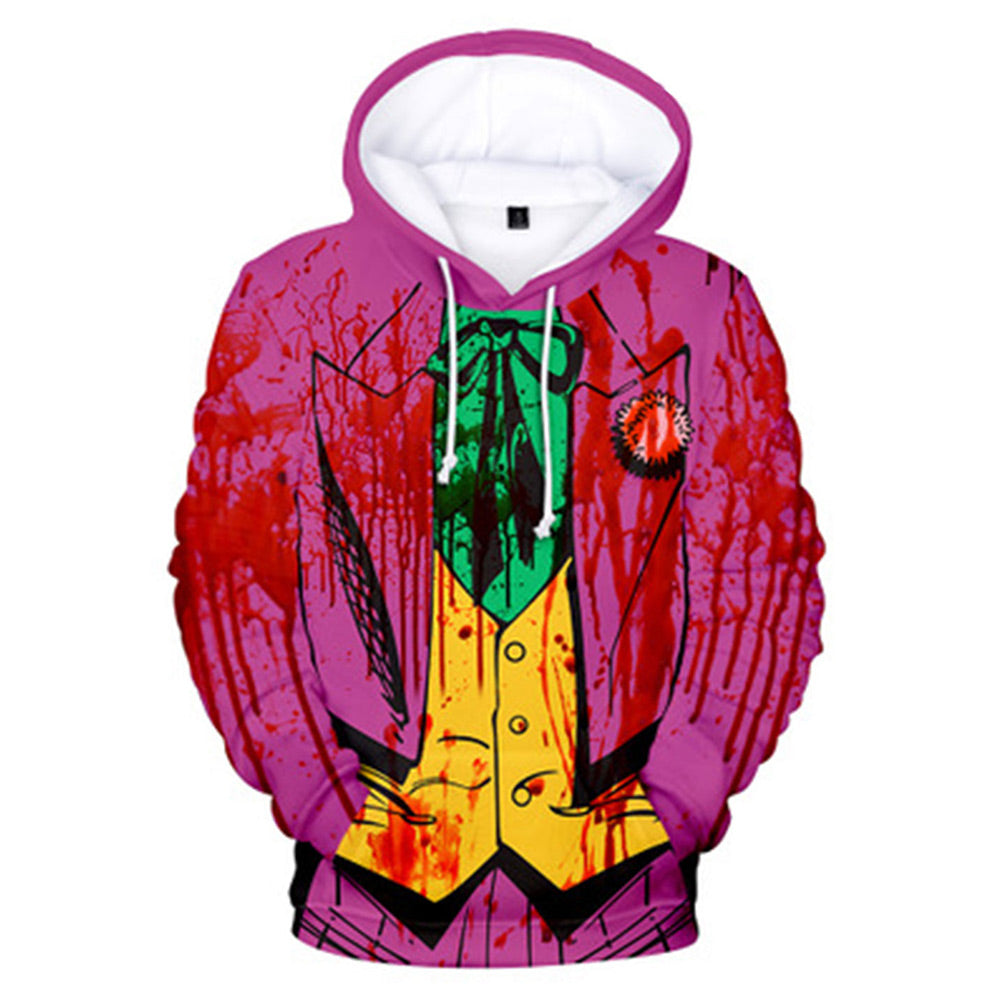 The Joker Sudadera Cosplay Joker Joaquin Sudadera con Capucha para Adultos Unisex